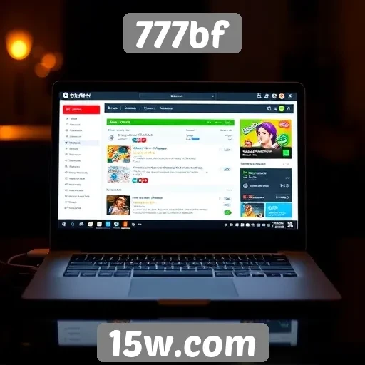 Análise da interface do usuário do site 777bf